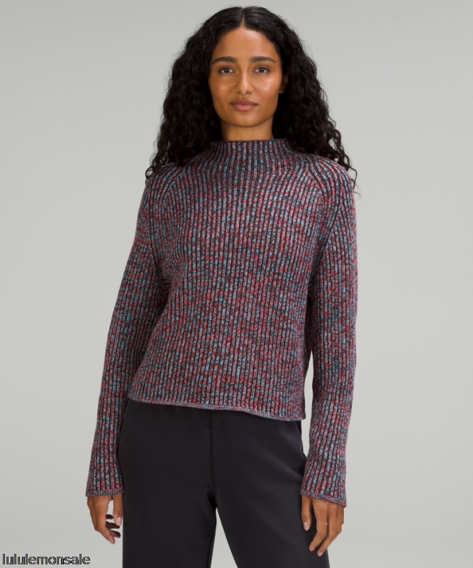 Lululemon Damen DELULU468 | Pullover Aus Baumwoll-Kaschmir-Mix Nelkenrot